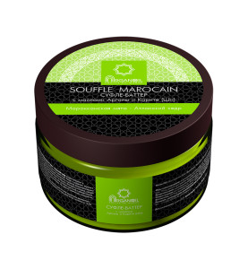 Diar Argana Souffle Marocain / Суфле-баттер (взбитое масло карите с маслом арганы), Марокканская мята - Атласский кедр, 250 мл