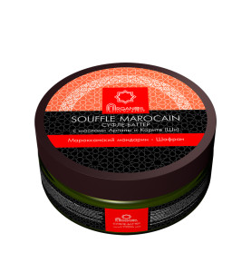 Diar Argana Souffle Marocain / Суфле-баттер (взбитое масло карите с маслом арганы), Марокканский мандарин-Шафран, 140 мл