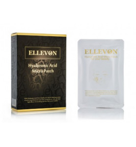 Ellevon (Эллевон) Hyaluronic Acid Micro Pacth / Патчи с микроиглами из гиалуроновой кислоты - 4 пары (8 штук).