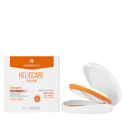 Heliocare Mineral Color Compact SPF50 / Крем-пудра компактная минеральная для сухой и нормальной кожи (натуральный), 10 г