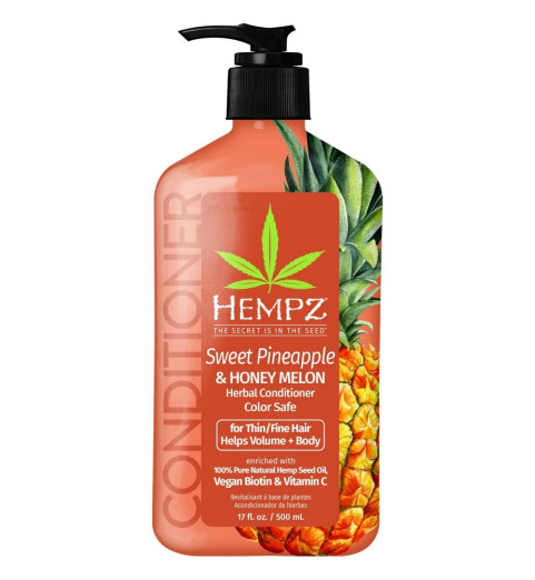 Hempz Sweet Pineapple & Honey Melon Herbal Volumizing Conditioner / Кондиционер Ананас и Медовая Дыня для придания объёма, 500 мл