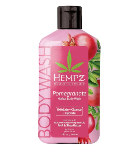 Hempz Pomegranate Herbal Body Wash / Гель для душа Гранат , 500 мл