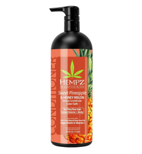Hempz Sweet Pineapple & Honey Melon Herbal Volumizing Conditioner / Кондиционер Ананас и Медовая Дыня для придания объёма, 1000 мл
