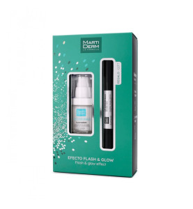 Martiderm Efecto Flash & Glow / Подарочный набор Flash & Glow, 15 мл + 4.5 мл