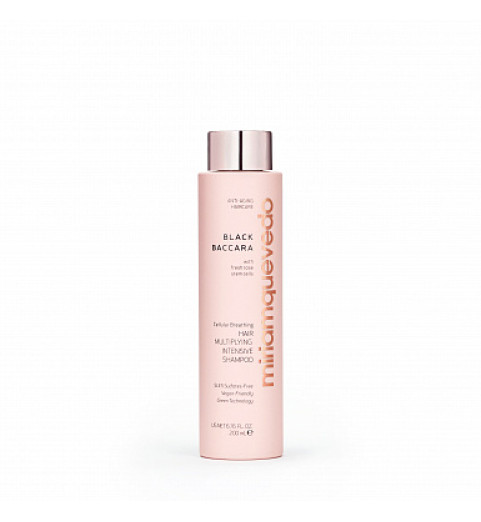 Miriam Quevedo Black Baccara Cellular Breathing Hair Multiplying Intensive Shampoo / Шампунь, обеспечивающий клеточное дыхание, рост и объем волос, с экстрактом розы, 200 мл