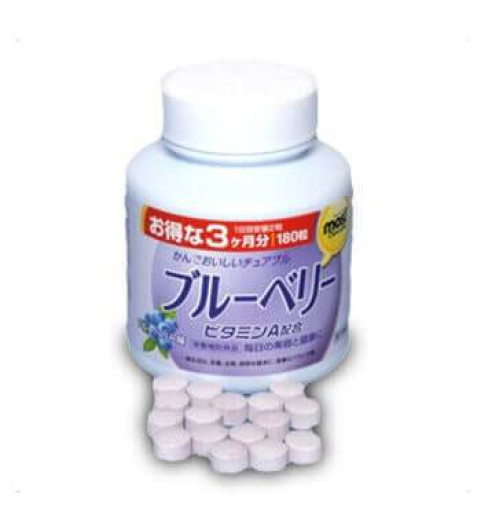 Orihiro (Орихиро) БАД "Витамин А с экстрактом черники", 180 таблеток