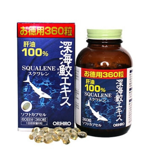Orihiro (Орихиро) БАД "Сквален", 360 капсул