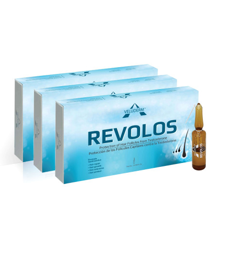 Revolos Protection of Hair Follicles / лосьон c Флуридилом против выпадения волос, 10*3 мл (3 упаковки) Revolos Protection of Hair Follicles / лосьон c Флуридилом против выпадения волос, 10*3 мл (3 упаковки)
