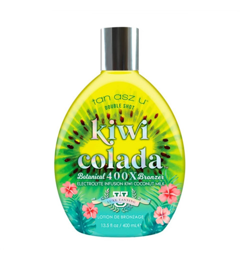 Tan Asz U Kiwi Colada / 400Х Фруктовый бронзирующий смузи для яркого загара, 400 мл